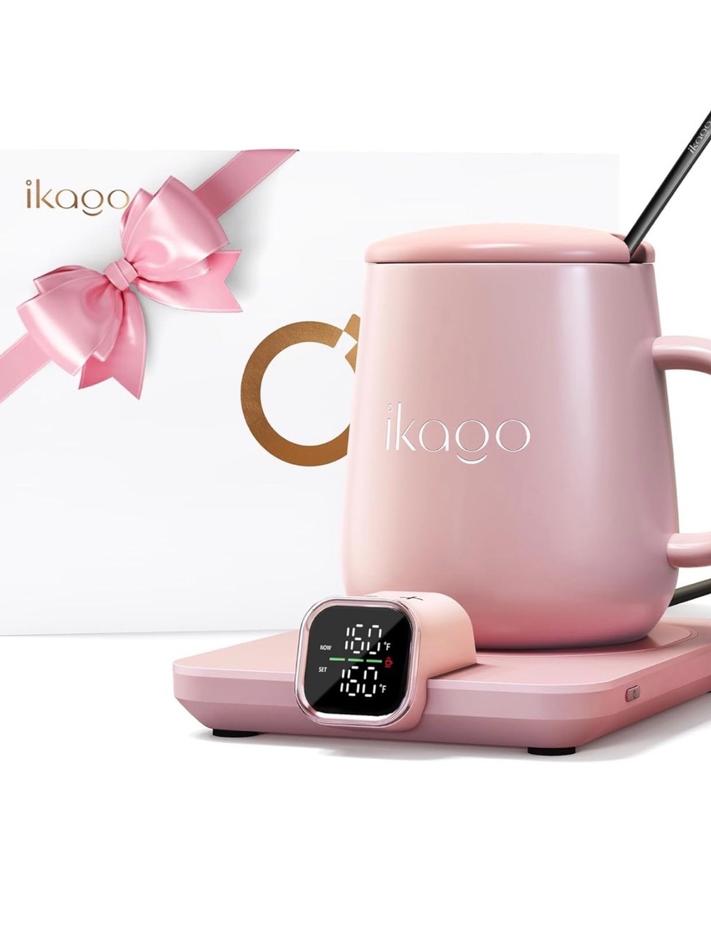 Ikago Coffee Mug Warmer & iKago Mug Set
